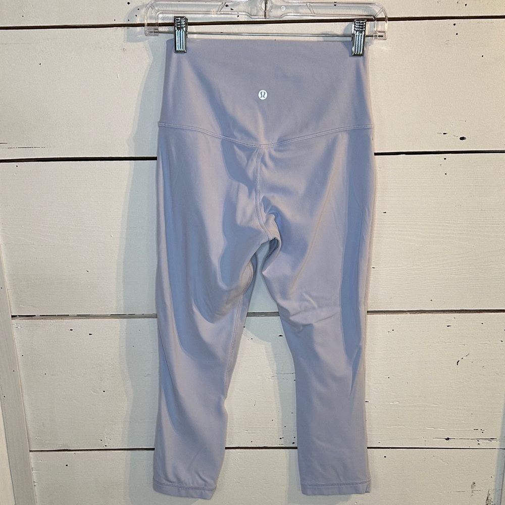Lululemon Align Lavender High Rise Crop Leggings - Picture 2 of 12